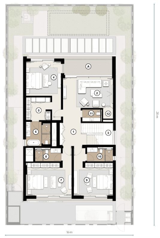 4 bedroom Villa - SELECT VILLAS - First Floor