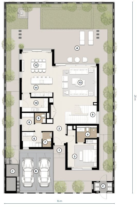 4 bedroom Villa - SELECT VILLAS - Ground Floor