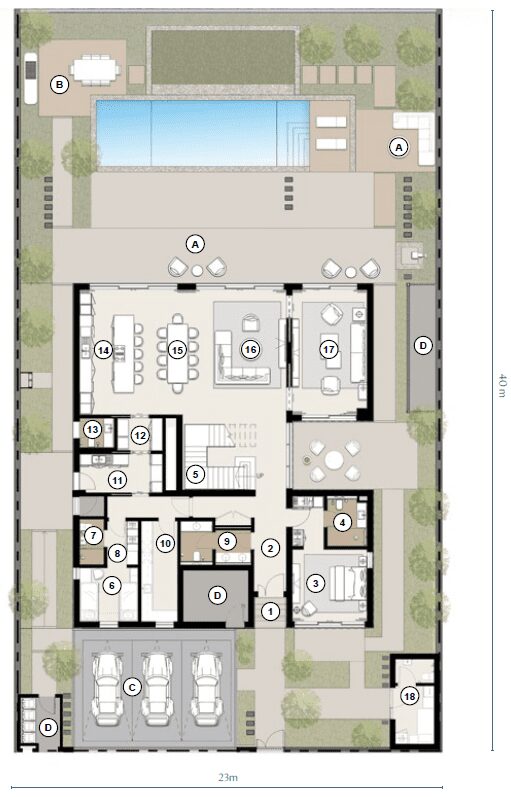 5 bedroom Villa - Shore Villas - Ground Floor